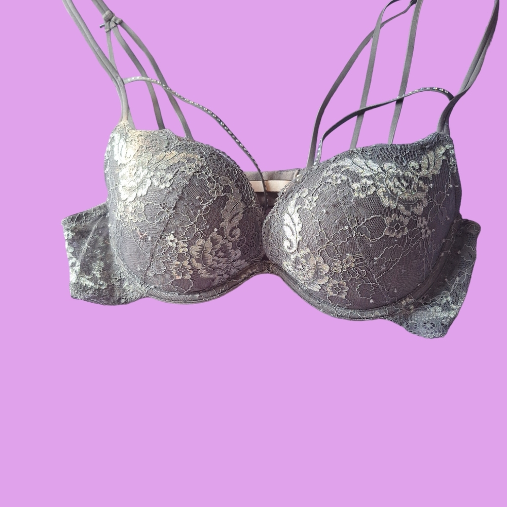 34 b la senza rhinestone detail bra